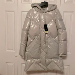 Marc New York Borealis Puffer Duck Down Jacket - Size S - Glacier color